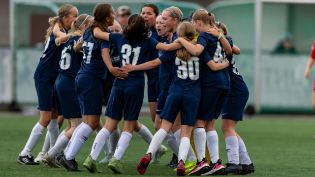 God stemning på første dag av Flint U13 Cup
