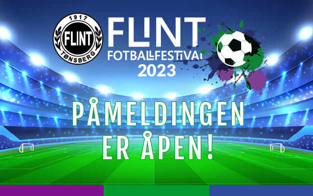 Påmelding til Flint Fotballfestival 2023 er i gang!